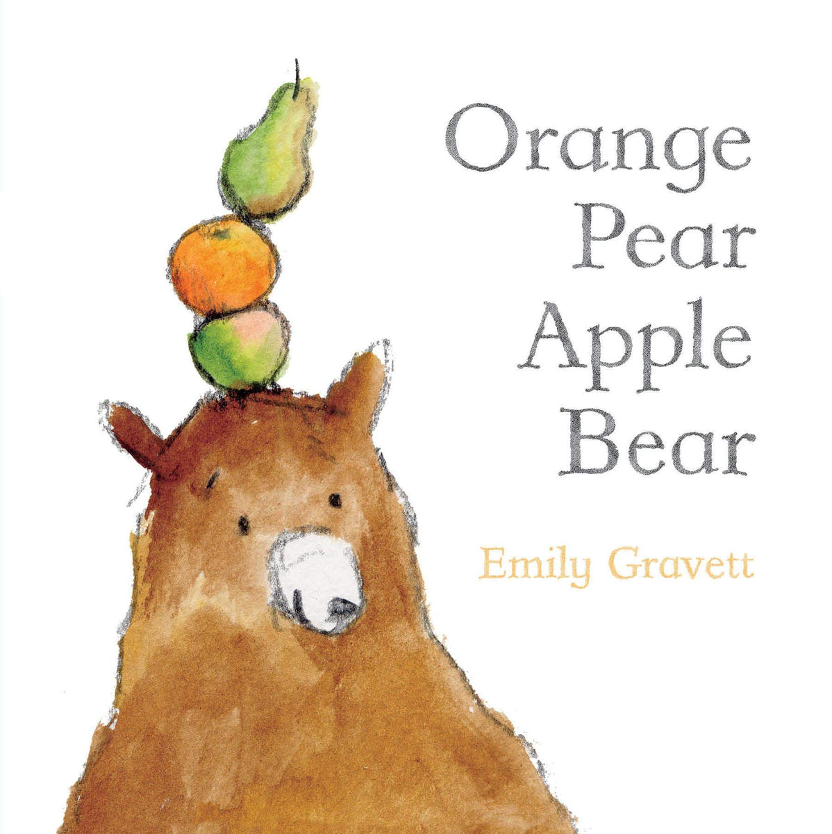 Orange Pear Apple Bear' - Board Book – JustHatched