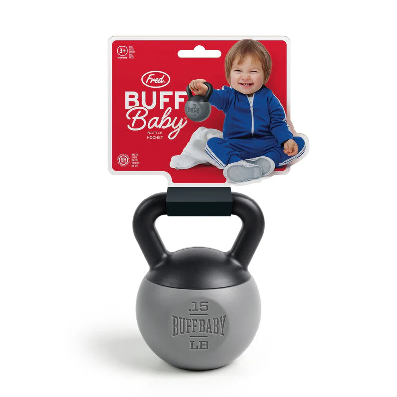 Fred & Friends Buff Baby - Kettlebell Rattle – JustHatched